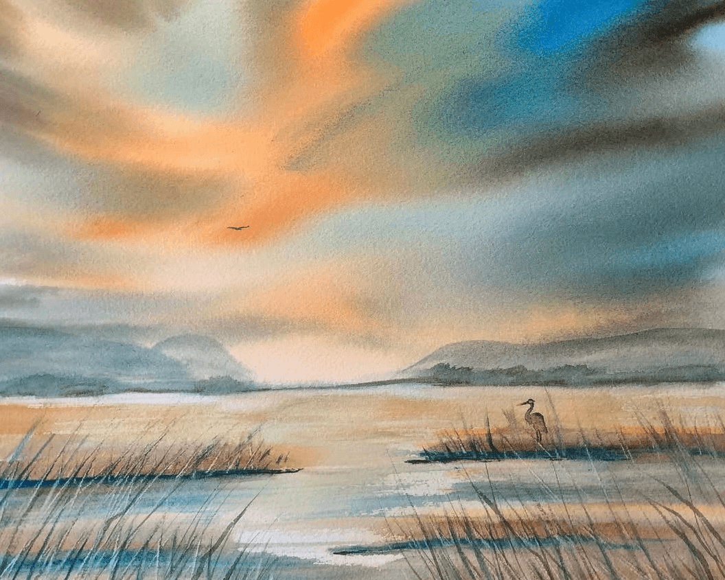 Sky watercolor 3