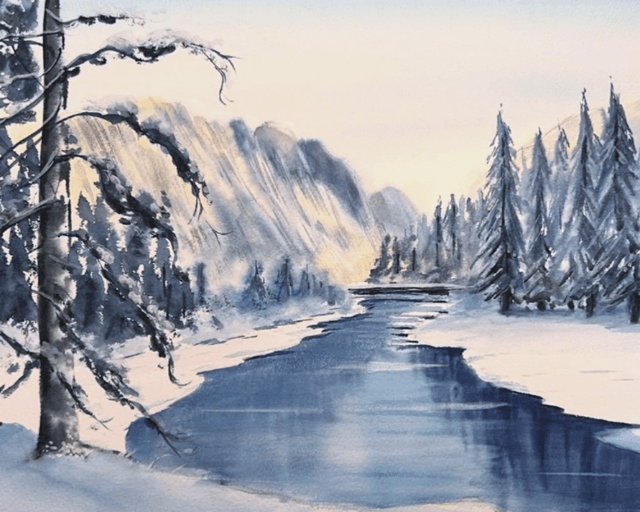 Streams watercolor 2