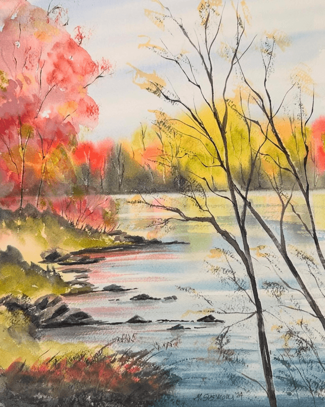 Streams watercolor 3