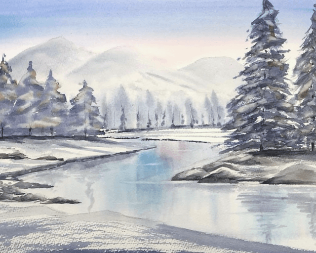 Streams watercolor 4