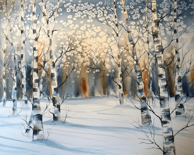 Woods watercolor 2