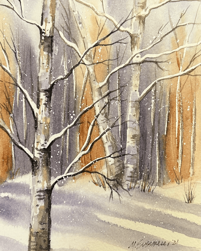 Woods watercolor 3